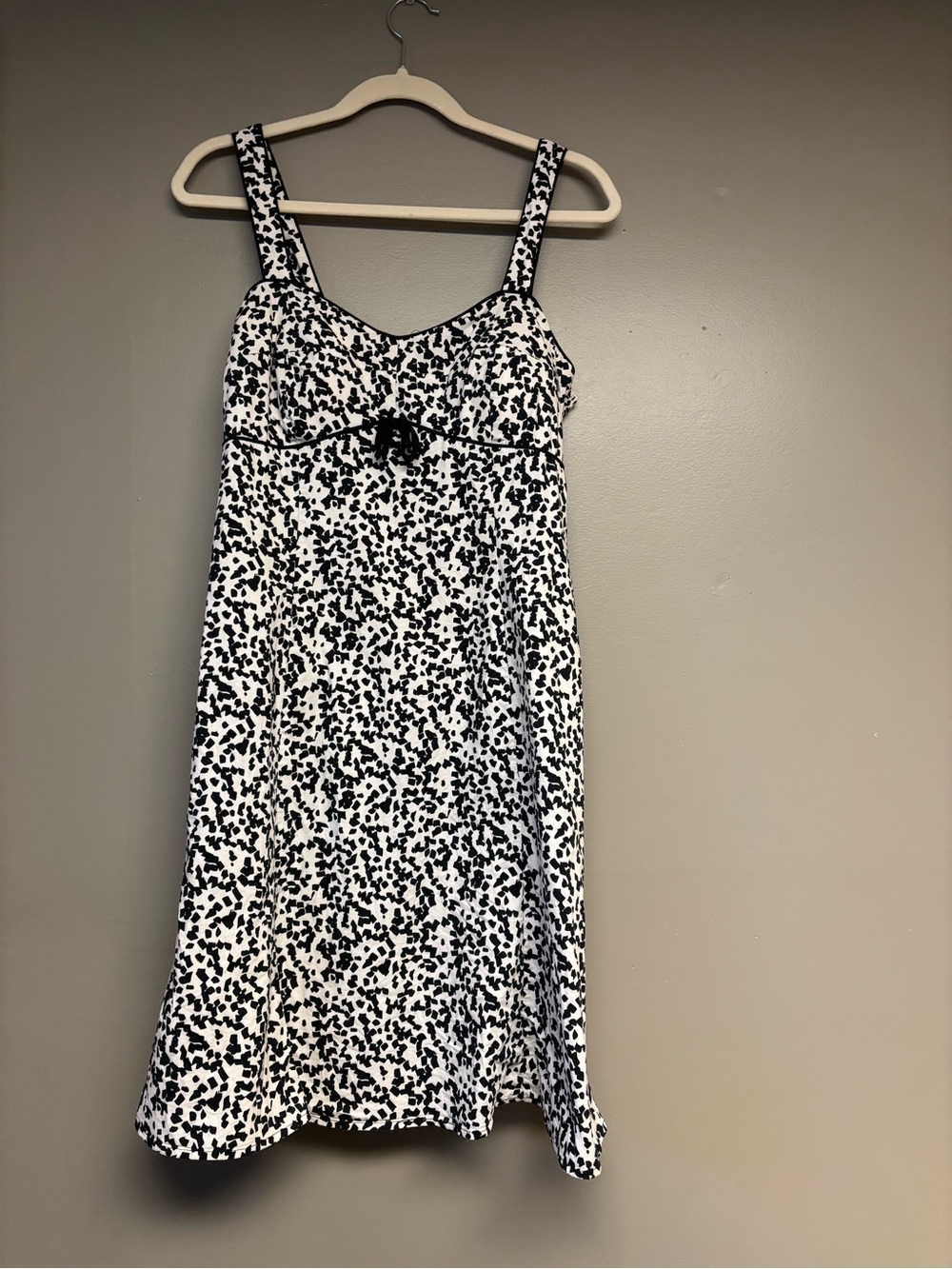 R&K Black and White Spotted Sundress
